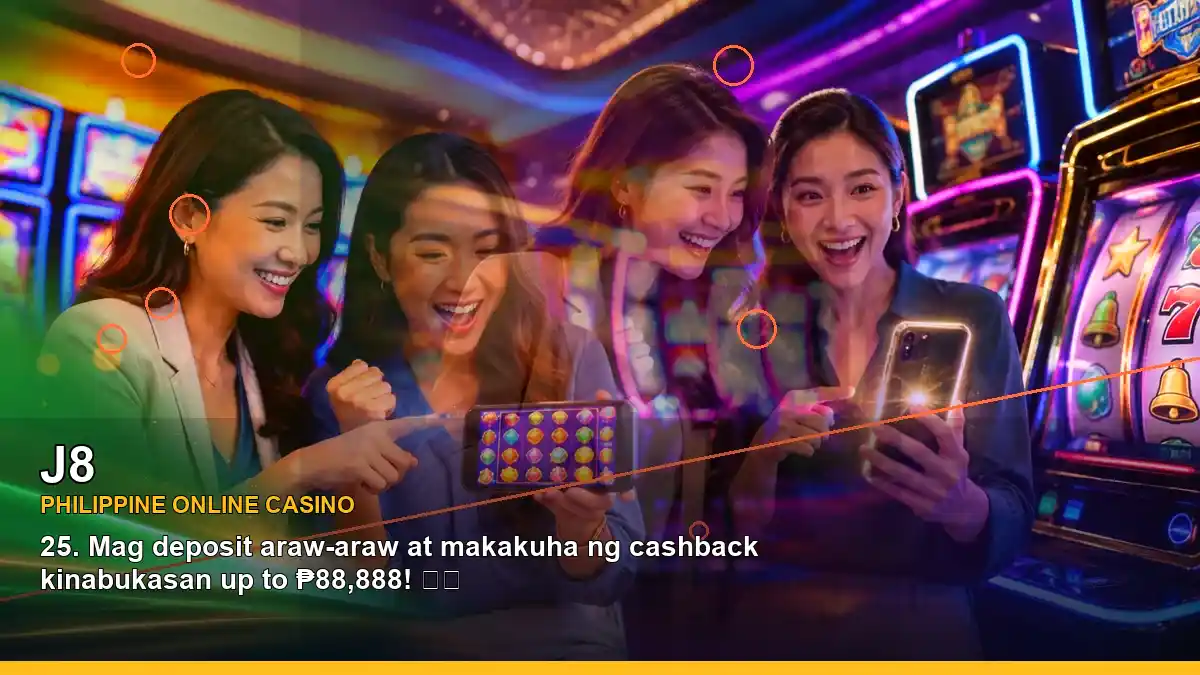 J8 Philippines casino guide with panoramic reel reels casino bonus games and an adult Filipina casino host
