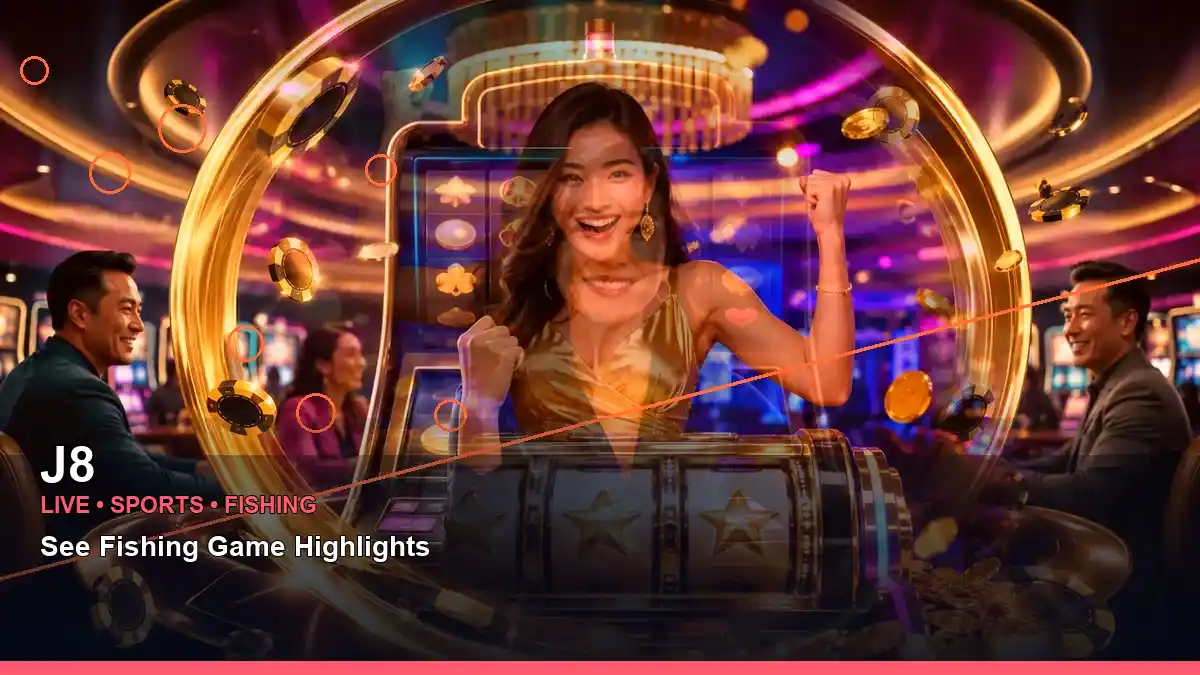 J8 J8 live basketball guide information for Philippine users scene with centered reels casino bonus games for players in the